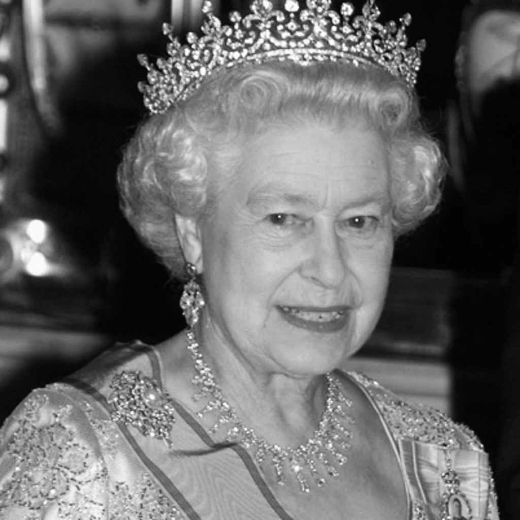 Elizabete II, karaliene, Britu karaļnams, paziņojums. mirusi