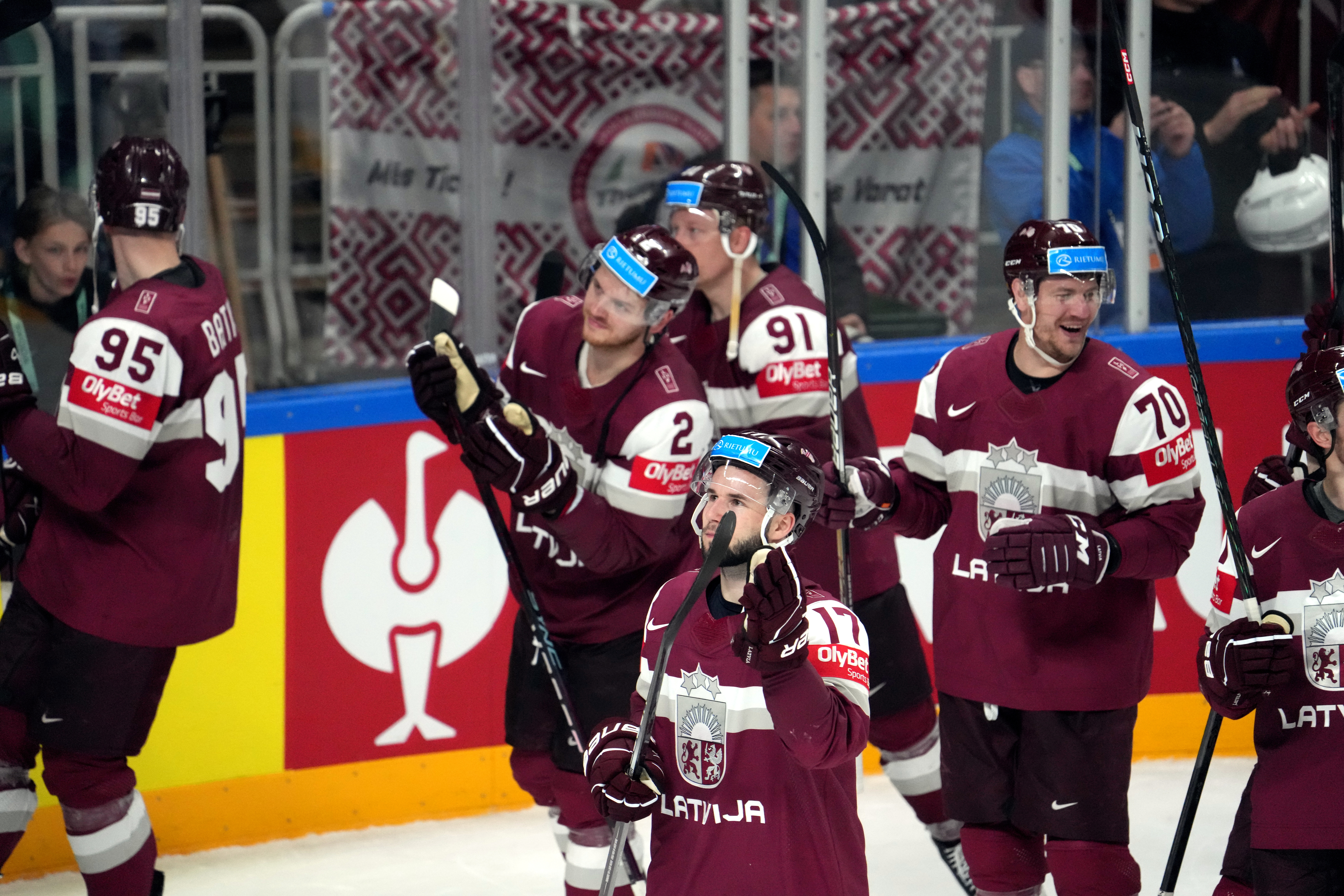 Latvija, Pasaules čempionāts hokejā uzvara,