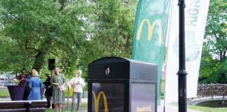 McDonald's. Rīģas meži viedās atkritumu tvertnes