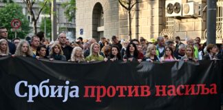 Svarīgi, Serbija, apšaudes, vardarbība, protesti, Aleksandrs Vučičs,