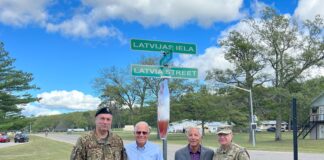 ASV karavīri, NBS, atklāta iela, Latvijas un Mičiganas partnerības gada diena,
