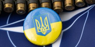 Ukrainas karoga nozīmīte, NATO