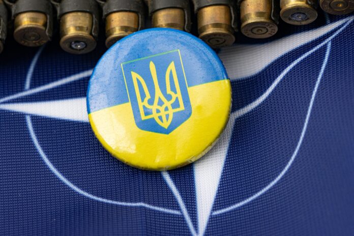 Ukrainas karoga nozīmīte, NATO