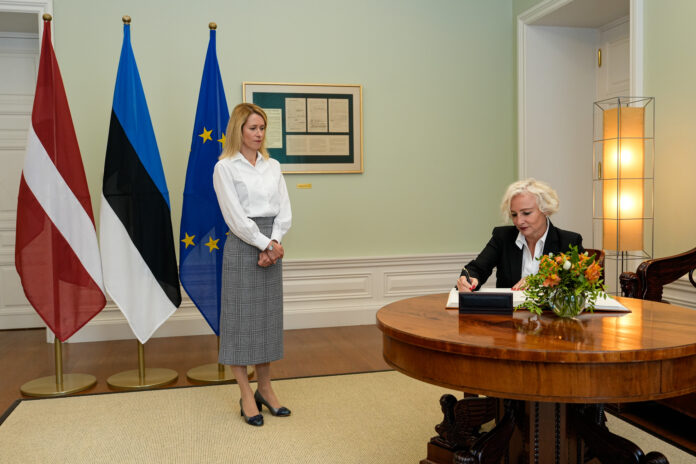 Kaja Kallasa, Igaunija, Igaunijas Reformu partija, NATO ģenerālsekretārs, partiju reitingi, nodokļu reforma,