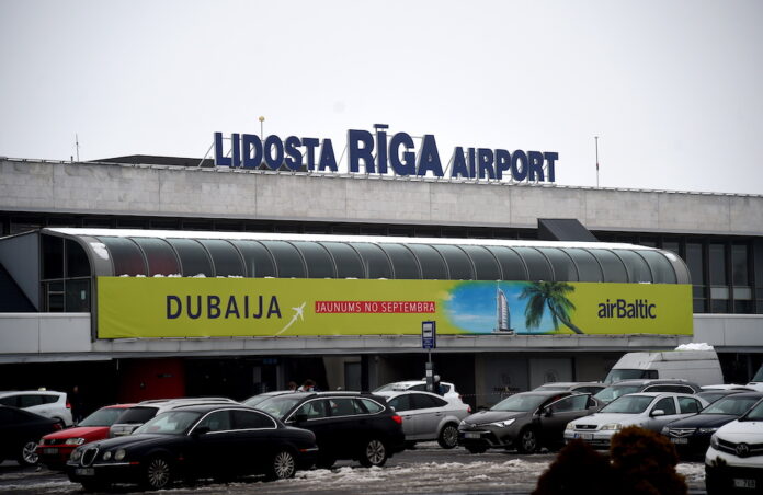 Rīgas lidosta, autobusi, Odiņa, satiksme