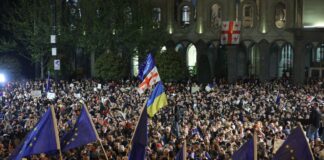 Gruzija, protesti, likums, ārvalstu aģenti, opozīcija, Tbilisi