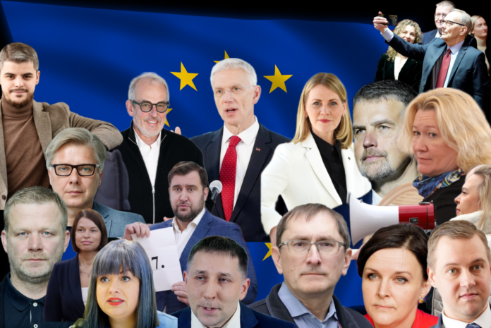 EP deputātu kandidāti, CVK, partiju programma, Eiropas Parlamenta vēlēšanas