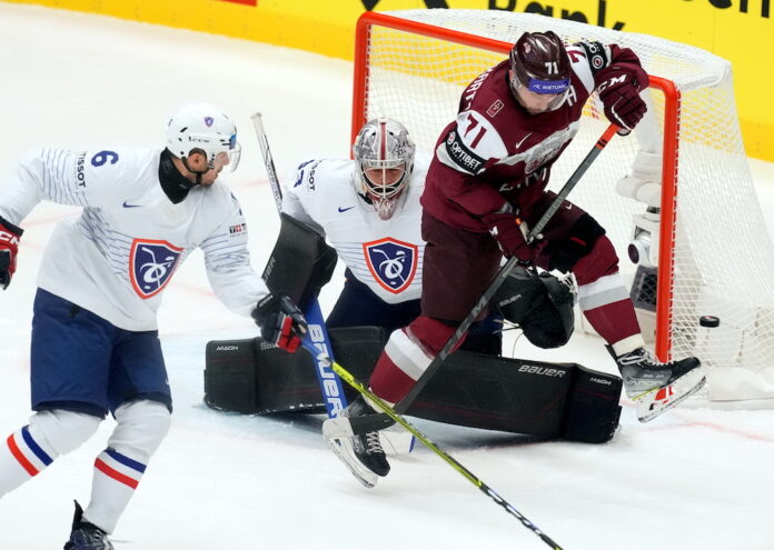 hokejs, Latvija var, hokeja spēle, Pasaules hokeja čempionāta spēle, Francija, spēle pret Franciju