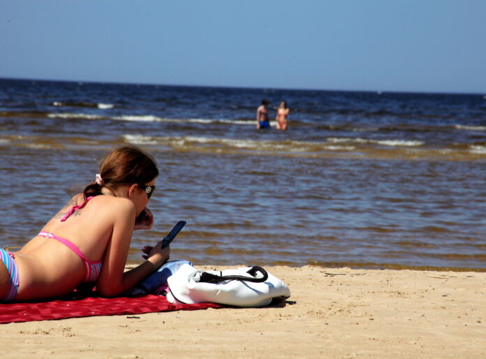 Jūrmala, ūdens temperatūra, jūra, peldēšana