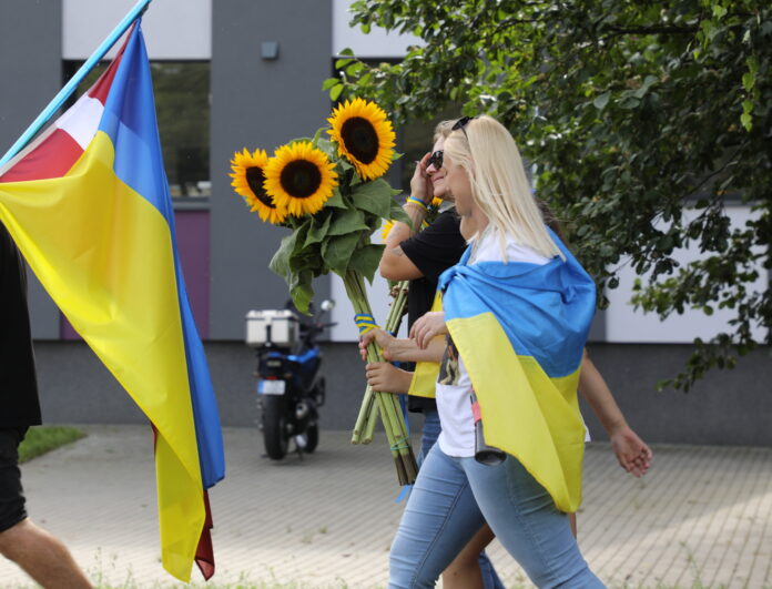 Ukraina, Saulespuķu ceļš, atzīmējot Ukrainas Neatkarības dienu