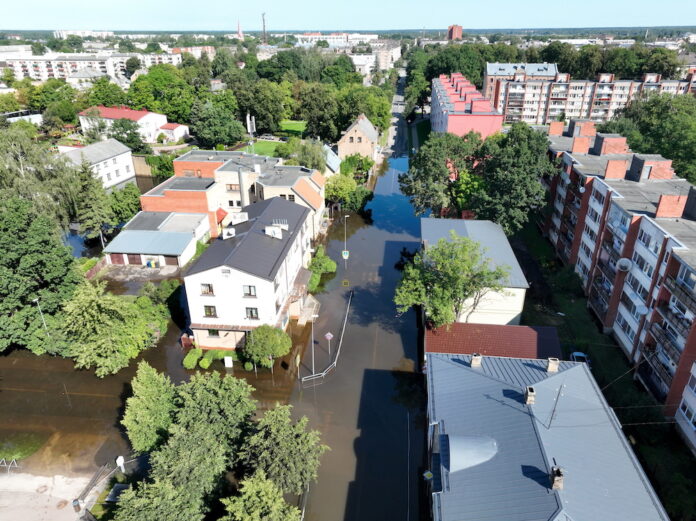 Jelgava, plūdi, vētra, evakuācija