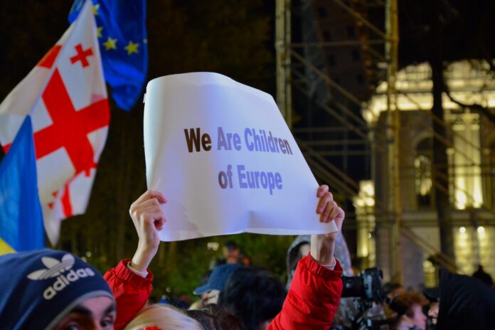 Gruzija, Gruzijas sapnis, protesti, Eiropas Savienība