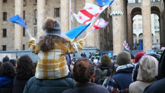 Igaunija, Gruzija, Lietuva, protesti, sankcijas,