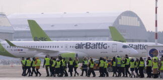 airBaltic pusgada rezultāti, airBaltic zaudējumi, airBaltic pasažieru skaits, Lufthansa airBaltic darījums, airBaltic IPO, ACMI lidojumi, airBaltic finanšu rādītāji, Latvijas nacionālā aviokompānija, airBaltic peļņa, airBaltic apgrozījums