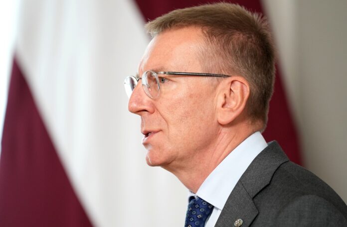 Krievijas droni Polijā, Rinkēvičs Polija, Krievijas agresija Ukraina, Latvijas pretgaisa aizsardzība, NBS droni, NATO Baltija drošība, Polijas gaisa telpa droni