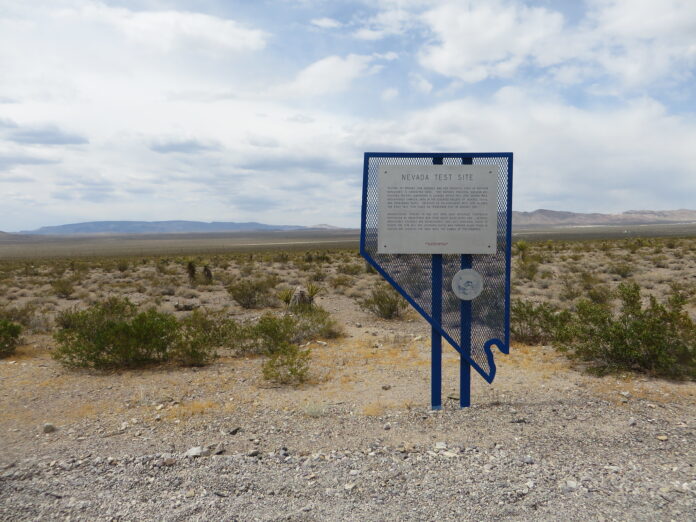 Nevadas izmēģinājumu poligons. Foto: Ken Lund/Flickr Svarīgi, ASV, Donalds Tramps, kodolieroči, Krievija, Ķīna, Nevada, kodolizmēģinājumi, kodolvalsts