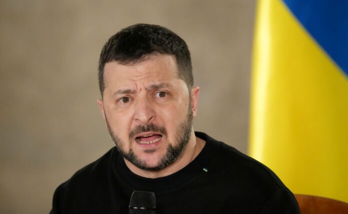 Ukrainas prezidents Volodimirs Zelenskis. Foto: Edijs Pālens/LETA