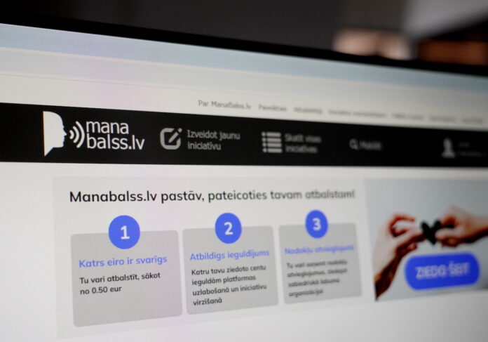 Manabalss.lv, digitālā demokrātija Latvijā, Saeimas atbalsts, Imants Breidaks, Sabiedrības līdzdalības fonds, pilsoniskā līdzdalība, demokrātijas inovācijas