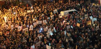 Stambulas konvencija, protests Rīgā, Nosargāsim Māti Latviju, Doma laukums, Vecrīga protests, drošības ierobežojumi, NMPD, Valsts policija, sieviešu tiesības, vardarbības novēršana, 6. novembris protests, Marta centrs