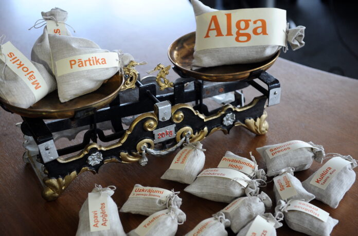 idējā alga Latvijā, algu pieaugums, algu prognoze 2026, darba samaksa Latvijā, privātais sektors algas, publiskais sektors algas, minimālā alga, inflācija un algas, darba tirgus Latvijā, banku analītiķu prognozes