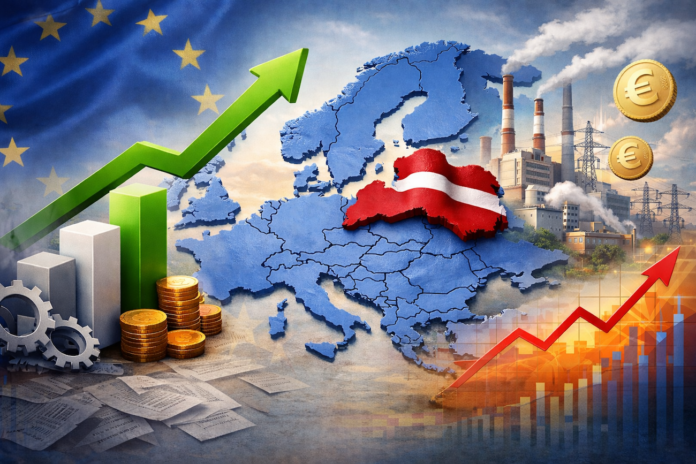 rūpniecības ražotājcenas, ražotājcenu pieaugums Latvijā, Eurostat dati, ES ekonomika, inflācija rūpniecībā, ražotājcenas novembrī, Latvijas rūpniecība, eirozona