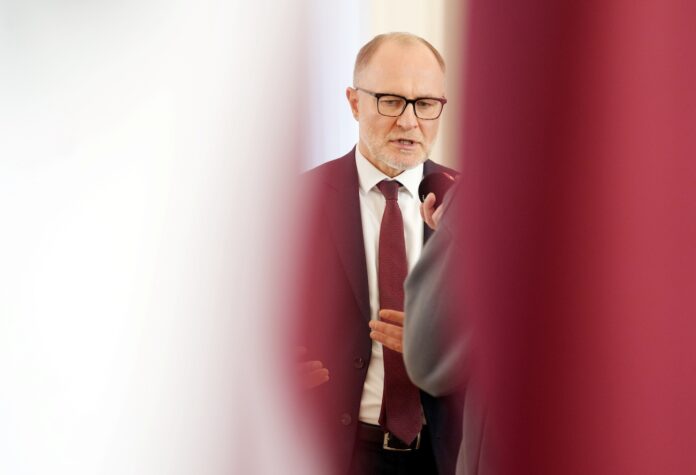 Latvijas aizsardzība, droni Latvijā, pretgaisa aizsardzība, Andris Sprūds, pārtvērējdroni, Latvijas armija, Nacionālie bruņotie spēki, dronu industrija Latvijā, militārās tehnoloģijas, drošība Latvijā, bezpilota lidaparāti, aizsardzības politika