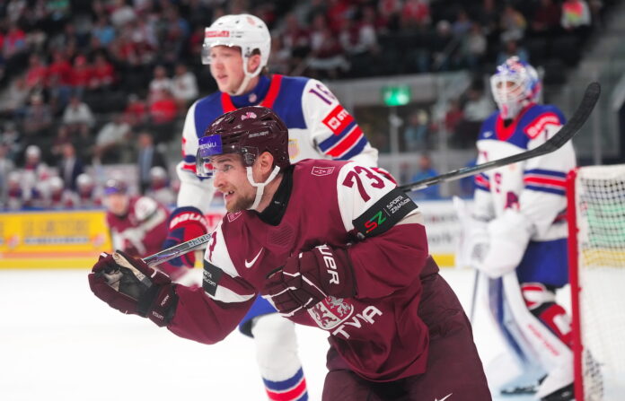 Latvija ASV hokejs, Latvijas hokeja izlase, pasaules čempionāts hokejā, Latvija pārspēj ASV, Kristers Gudļevskis, Sandis Vilmanis, Latvijas uzvara pār ASV,