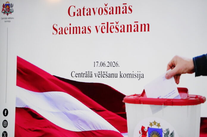 Centrālajā vēlēšanu komisijā notiek preses konference, kurā informē par aktuālo, gatavojoties 2026. gada Saeimas vēlēšanām.
