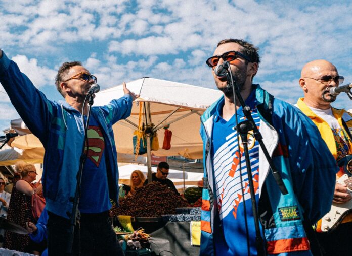 “Prāta Vētras” mūziķi un Fiņķis