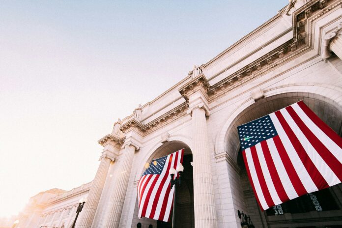 US flags