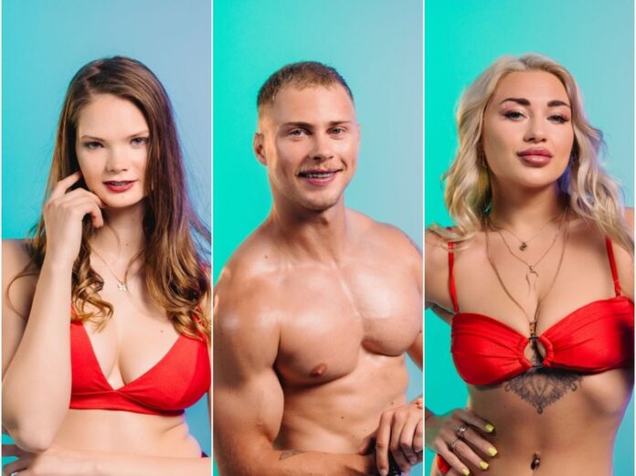 Šova “KARSTI. Krēta” dalībieki Loreta, Mareks un Ilona