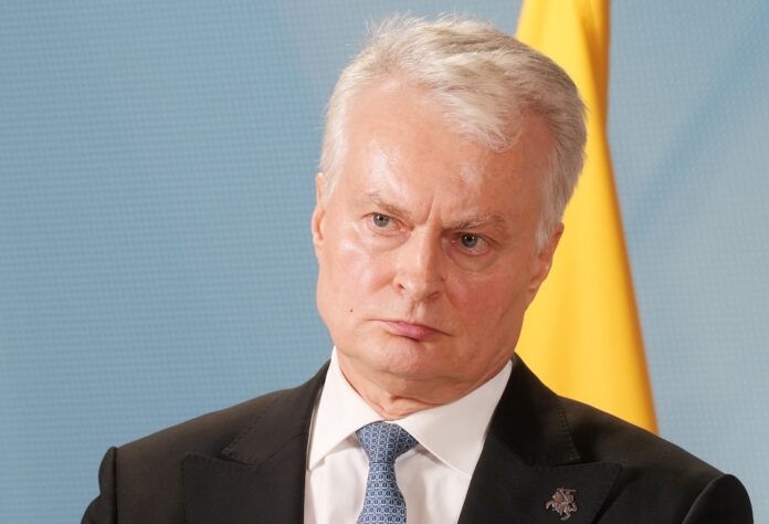 Lietuvas prezidents Gitans Nausēda.