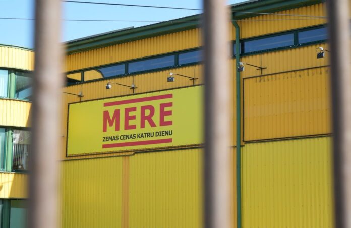 Veikala “Mere” izkārtne